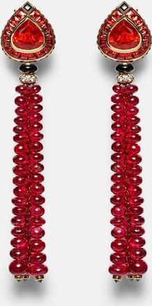 Marina B Orecchini in oro 18kt con opale, zaffiro, onice e diamanti