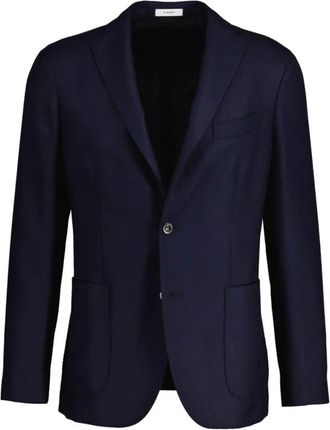 Boglioli Colbert Jas in Donkerblauw - Heren - Blazers - Blauw - M - Wol - Jassen