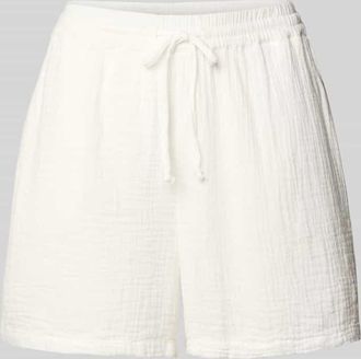 Only Relaxed Fit Shorts aus reiner Baumwolle Modell THYRA in Offwhite, Gr&ouml;&szlig;e XL
