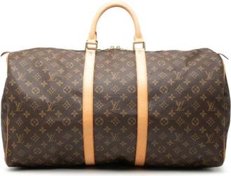 Louis Vuitton Pre-owned Keepall 55 - - Pre-owned - Donna - Marrone - ONE SIZE