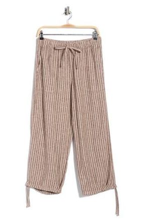 Sanctuary Go With The Flow Pants in Earth Essence Brown Stripe at Nordstrom Rack, Size X-Small