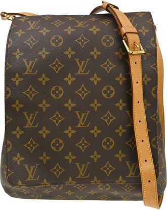 Louis Vuitton Musette Salsa Monogram Canvas Brown Canvas Handbag (Pre-Owned)