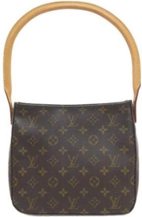 Louis Vuitton Pre-owned Shoulder Bags, female, Brown, Size: ONE SIZE Pre-owned Canvas handbags