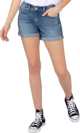 Silver Jeans Co Boyfriend Jean Shorts In Blue