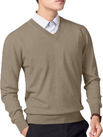 Generic Mens Turtle Neck Jumper Cotton Chunky Cable Knit Sweater Tops Winters Warm Jumper Long Sleeve Knitwear Pullover Sweaters Contrast Color Patchwork Jump