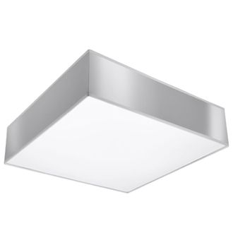 Sollux Lighting L&aacute;mpara de techo gris cloruro de polivinilo alt. 11 cm