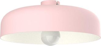 Lumicom Tuzzi Plafoniera, 1xE27, max 42W, metallo, rosa/bianco, D.40cm - Lumicom