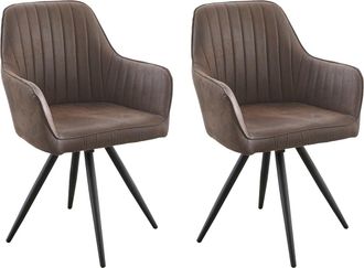 Jockenhöfer Esszimmerstuhl »Sammy« (Set) 2 Stk.Schalenstuhl in Vintage Optik, Drehstuhl