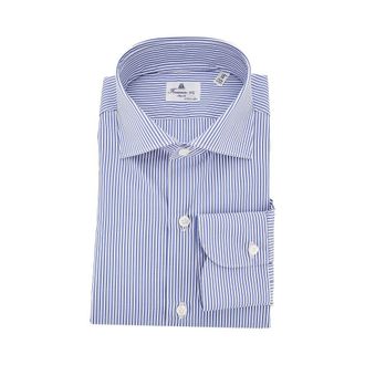 Finamore 170 two-ply cotton poplin shirt Man 39