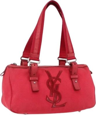 Saint Laurent Pre-owned Handbags, female, Red, Size: ONE SIZE Pre-owned Hand Bag