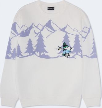 Aéropostale Snoopy In The Mountains Crew Sweatshirt