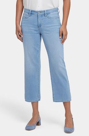 NYDJ Piper Crop Relaxed Straight Leg Jeans in Canary Beach at Nordstrom, Size 12P
