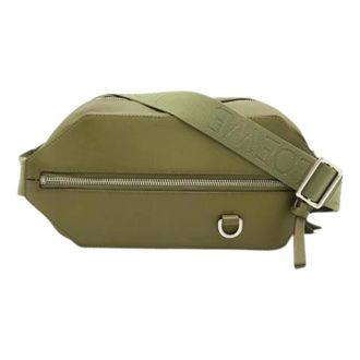 Loewe Pre-owned Belt Bags, female, Green, Size: ONE SIZE Pre-owned Leather Sling Bag