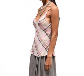 Mes Demoiselles... Douce V-Neck Top In Pink