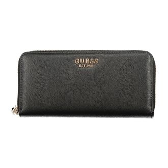 Guess Amorette SLG Portemonnee - Dames - Portefeuilles - Zwart - ONE Size - Accessoires