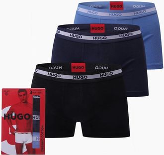 HUGO BOSS Mens 3 Pack of Logo Trunks - Multi - Size: 37/36/32