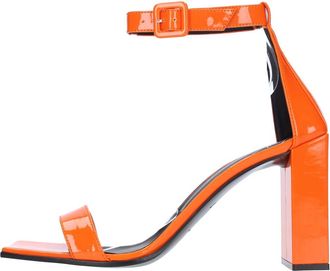Giuseppe Zanotti Schoenen, Dames, Oranje, 37 1/2 EU, Leer, Shangay 85 Sandalen