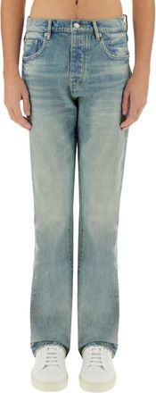 Purple Heren, Jeans, Blauw, Maat: W31 Katoen