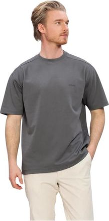 Genti T-Shirt SS 1227 - Heren - T-shirts - Grijs - S - Katoen - Tops
