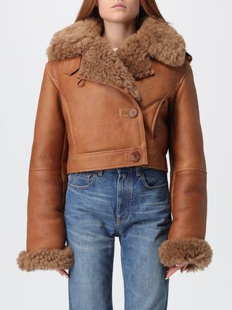 Chlo&eacute; Fur Coat CHLO&Eacute; Woman color Brown