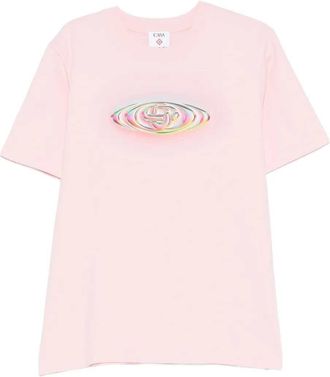 Casablanca bedrukt T-shirt