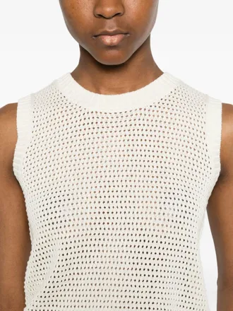 Herno Womens Perforated-Knit Top Ss26 W