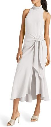 Cinq &agrave; Sept Rori Sleeveless High-Low Crepe Dress in Ivory at Nordstrom, Size 10