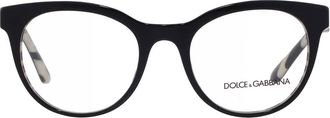 Dolce & Gabbana Demo Oval Ladies Eyeglasses DG3399 3372 52