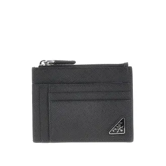 Prada Saffiano leather cardholder pouch Man One Size