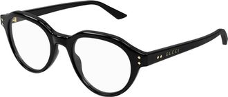Gucci Mode Bril Zwarte Frame Gg 1894O - Heren - Brillen - Zwart - 49 MM - Accessoires