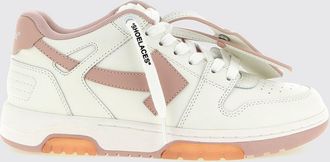 Off-white Sneakers low top Out Of Office in pelle con punta traforata e logo