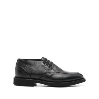 Doucal's Casual Gesloten Flats Formele Schoenen - Heren - Nette schoenen - Zwart - 45 EU - Leer - Schoenen