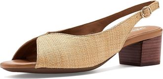 Softwalk Lakewood Womens Sandals Beige Rafia : 10.5 N (A), Leather