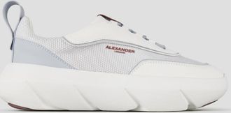 Alexander Smith Eclipse Woman in white leather and mesh with azure details