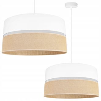 OEM L&aacute;mpara Colgante, L&aacute;mpara De Techo, Pantalla 45 Cm, Blanca