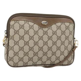 Gucci Pre-owned Cross Body Bags, female, Beige, Size: ONE SIZE Pre-owned Vintage Shoulder Bag
