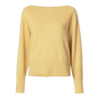 Vince Boatneck Pullover - Dames - Truien - Geel - Maat: S