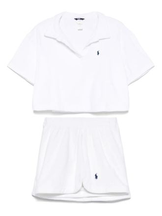 Polo Ralph Lauren Shorts met geborduurd logo - Wit