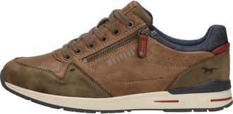 Mustang Sneakers - Heren - Sneakers - Bruin - 42 EU - Leer - Schoenen