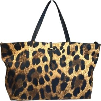 Ferragamo Pre-owned Tote Bags, female, Multicolor, Size: ONE SIZE Pre-owned Tote Bag