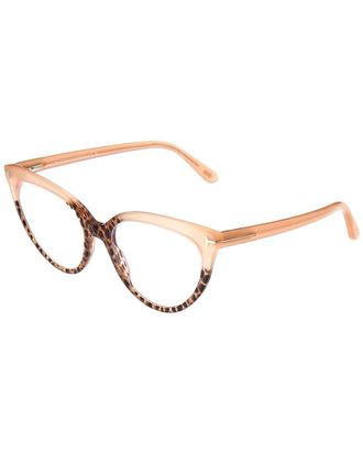 Tom Ford Womens Ft5674-B055 54Mm Blue Block Optical Frames