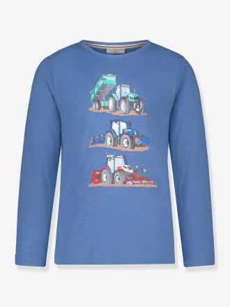 Salt And Pepper Langarmshirt Traktoren Jungen SALT AND PEPPER jeansblau