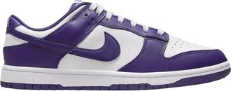 Nike Dunk Low Championship Purple - Heren - Skateschoenen - Paars - 45 1/2 EU - Leer - Fitness
