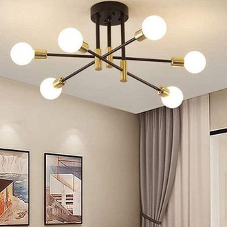 OEM L&aacute;mpara De Ara&ntilde;a, 6 Piezas - L&aacute;mpara De Techo De Dise&ntilde;o Creativo, Estilo N&oacute;rdico Minimalista, Para Sala De Estar, Comedor, Dormitorio, L&aacute;mpara De Tech