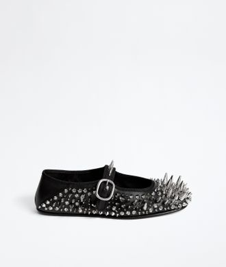 Bottega Veneta Veneziana Mary-Jane Ballerina - Black - Women - 10