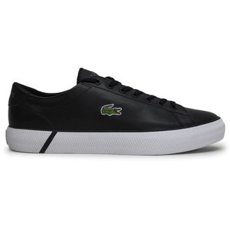 Lacoste Gripshot BL Leather Synthetic Mens Comfort Trainers - Black White - Size:UK 10