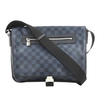 Louis Vuitton Pre-owned Cobalt Matchpoint Messenger - Heren - Pre-owned - Blauw - Maat: ONE Size Leer