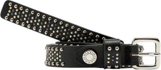 Gianni Chiarini Cintura in pelle 2 cm - Dames - Riemen - Zwart - 85 CM - Leer - Accessoires