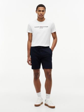 Tommy Hilfiger Mens Embroidered Tommy Logo Sweatshort - Navy - XXXL