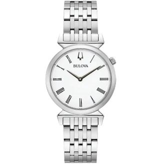 Bulova Womens Classic White Dial Watch